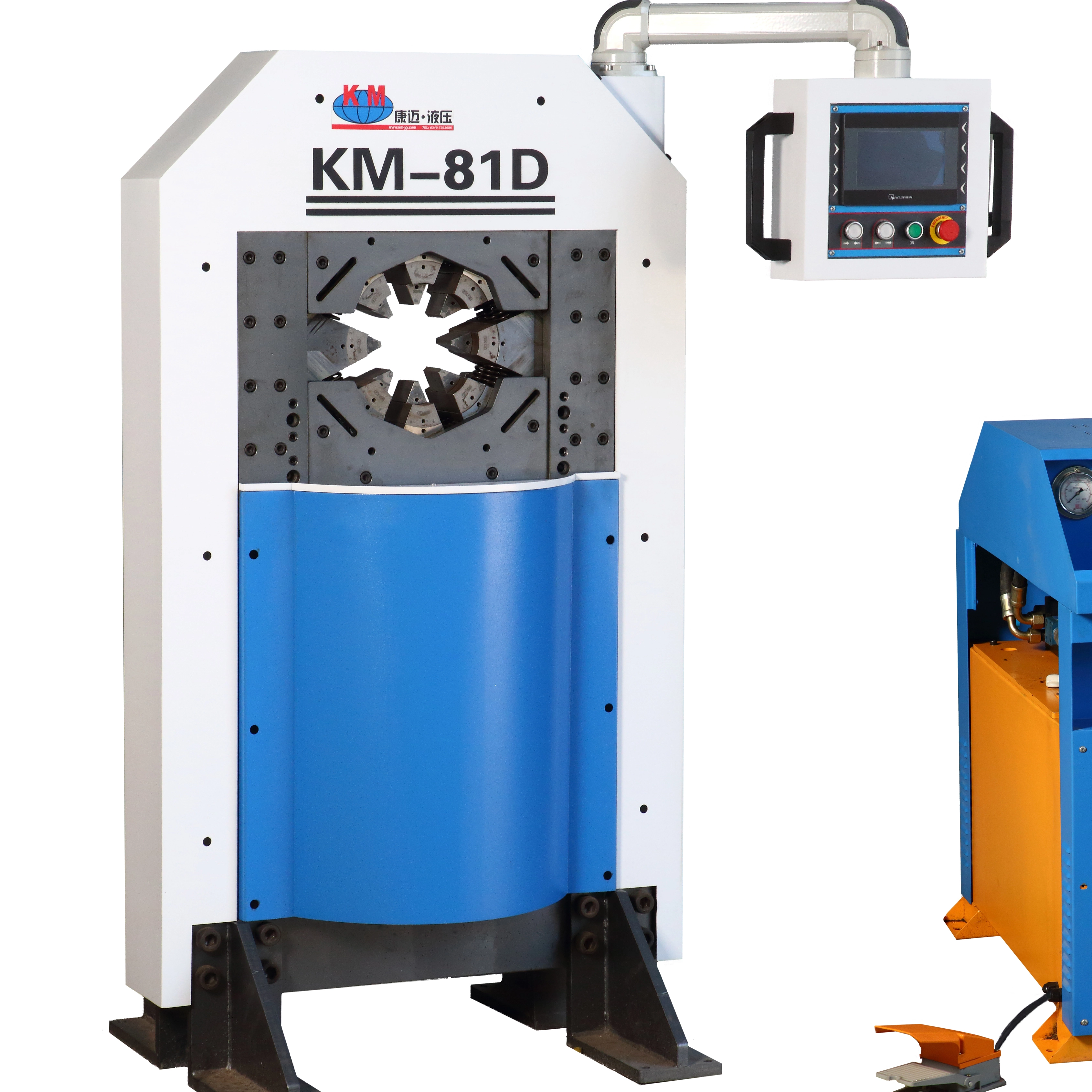 Mașină de sertizare pentru furtunuri subțiri de cină de 4 inch